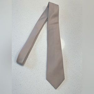 Azazie Silver Polyester Tie